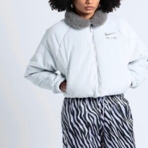 Nike Puffer with Sherpa Collar Jacket